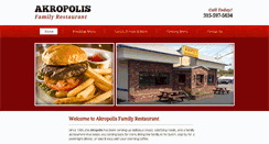 Desktop Screenshot of akropolisrestaurantpalmyra.com